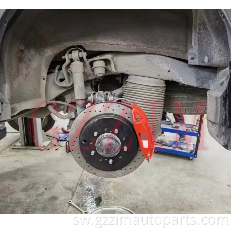 Utendaji wa hali ya juu Mfumo mkubwa wa kuvunja gari kit 6 sufuria ya gari kwa LC200 Land Cruiser 2008+